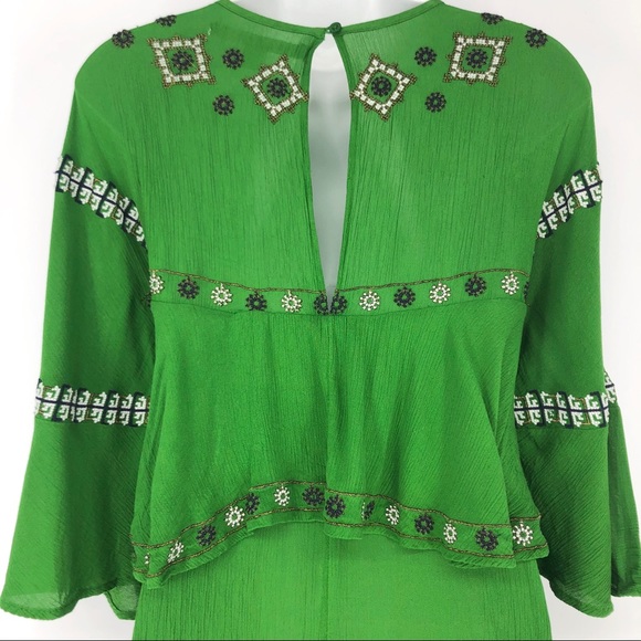 Chelsea & Violet Small Green Boho Chic Dress - Picture 5 of 8